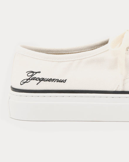 Jacquemus The Féfé Off White Low Top Sneakers - 4
