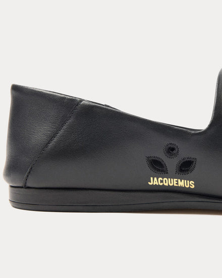 jacquemus デッキシューズサイズ41 Jacquemus Men's The Slippers Black Mules