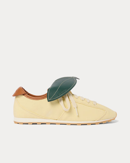 Jacquemus The Tennis Soft Lemon Low Top Sneakers - 1