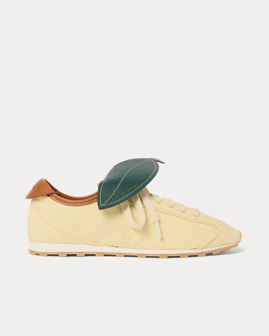 Jacquemus The Tennis Soft Lemon Low Top Sneakers
