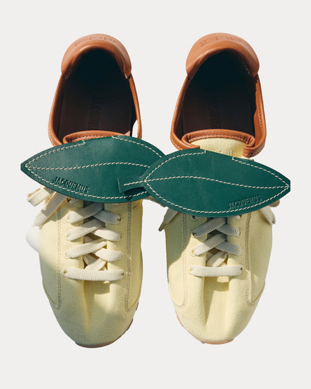 Jacquemus The Tennis Soft Lemon Low Top Sneakers - 2