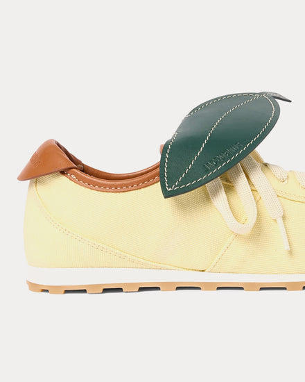 Jacquemus The Tennis Soft Lemon Low Top Sneakers - 4