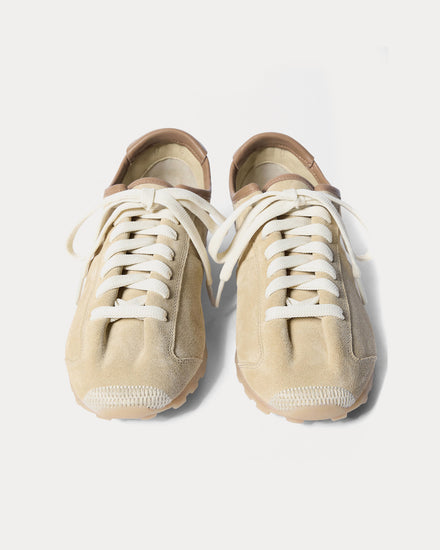 Jacquemus The Tennis Calfskin Suede Beige Low Top Sneakers - 2