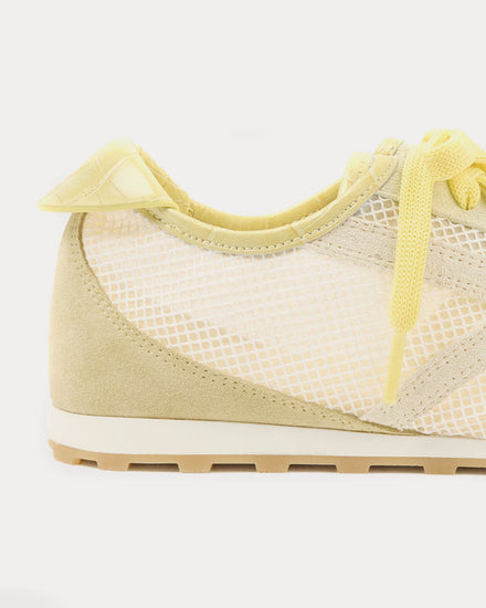 Jacquemus The Tennis Mesh Dusty Yellow Low Top Sneakers - 4