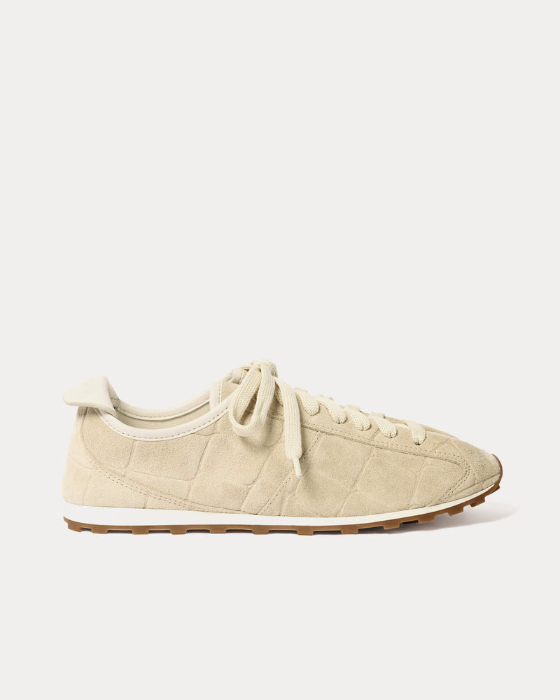 Jacquemus The Tennis Ivory Low Top Sneakers - 1