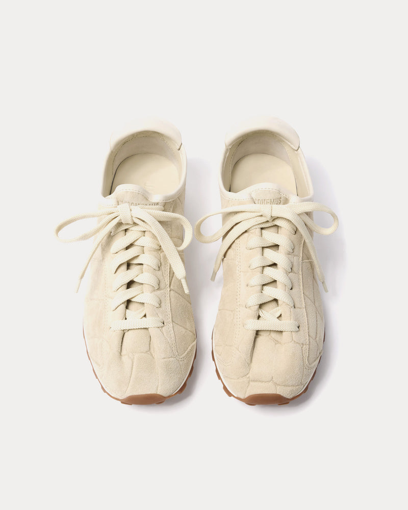 Jacquemus The Tennis Ivory Low Top Sneakers - 2