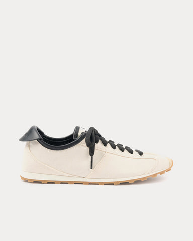 Jacquemus The Tennis Canvas Light Beige Low Top Sneakers