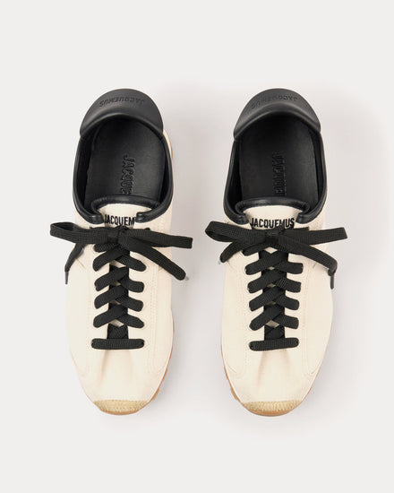 Jacquemus The Tennis Canvas Light Beige Low Top Sneakers - 2