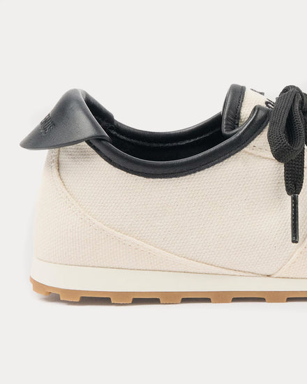 Jacquemus The Tennis Canvas Light Beige Low Top Sneakers - 4