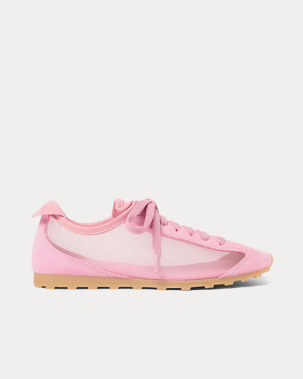 Jacquemus The Tennis Mesh Light Pink Low Top Sneakers - 1