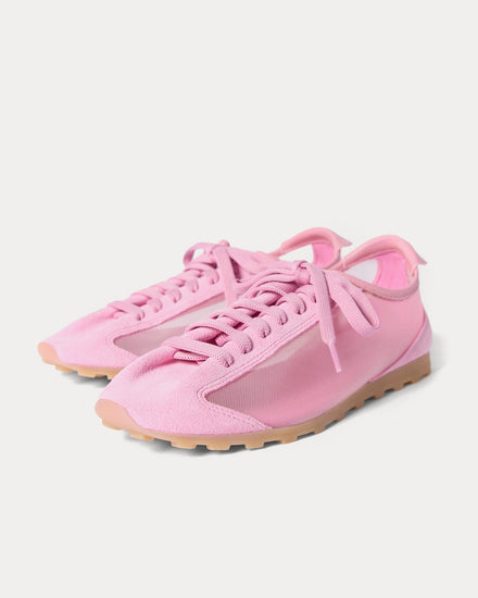 Jacquemus The Tennis Mesh Light Pink Low Top Sneakers - 3