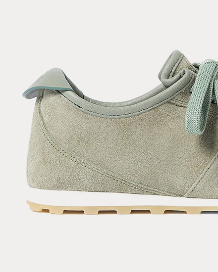Jacquemus The Tennis Calfskin Suede Pale Khaki Low Top Sneakers - 4