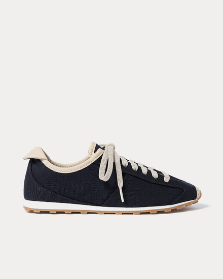 Jacquemus The Tennis Canvas Black Low Top Sneakers - 1