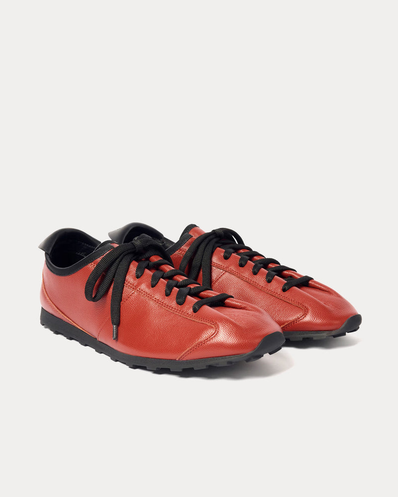Jacquemus The Tennis Terracotta Low Top Sneakers - 3