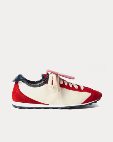 Jacquemus The Tennis White / Red Low Top Sneakers