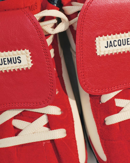 Jacquemus The Tennis White / Red Low Top Sneakers - 5