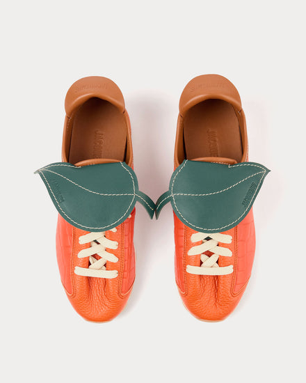 Jacquemus The Tennis Soft Orange Low Top Sneakers - 2
