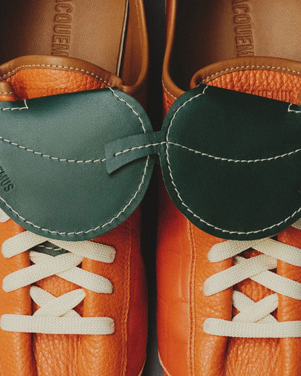 Jacquemus The Tennis Soft Orange Low Top Sneakers - 4
