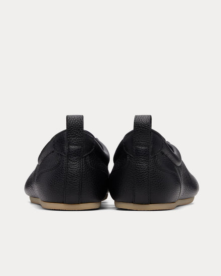 Jil Sander Etage Leather Black Slip On Sneakers - 3