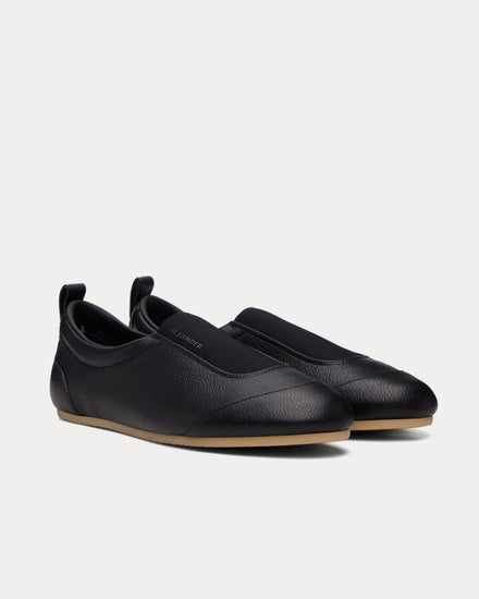 Jil Sander Etage Leather Black Slip On Sneakers - 2