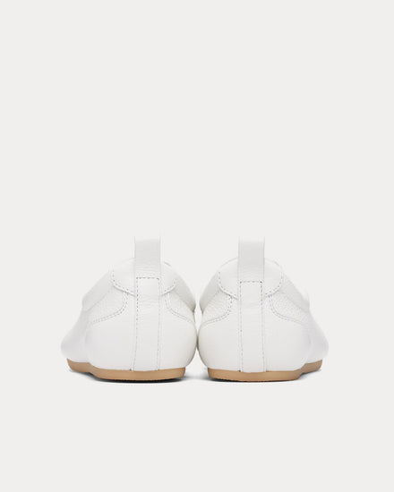 Jil Sander Etage Leather Porcelain Slip On Sneakers - 3