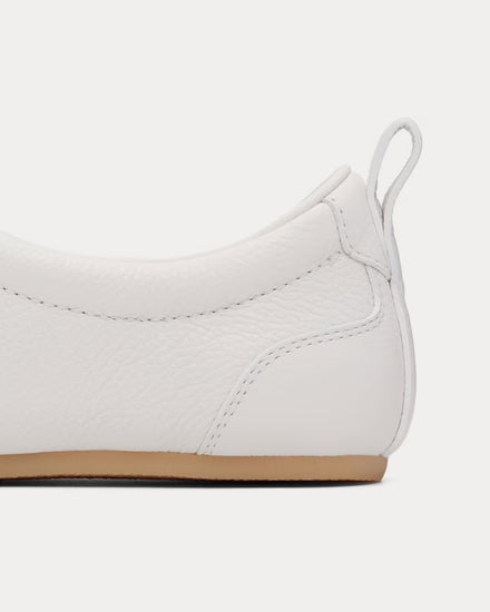 Jil Sander Etage Leather Porcelain Slip On Sneakers - 4
