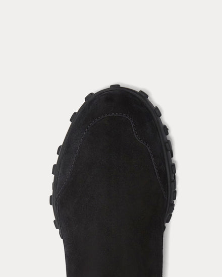 Jil Sander Moon Suede Black Sneaker Boots - 4