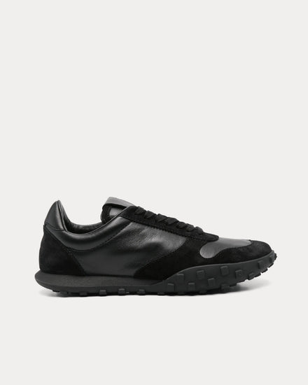 Jil Sander Moon Suede Black Low Top Sneakers - 1