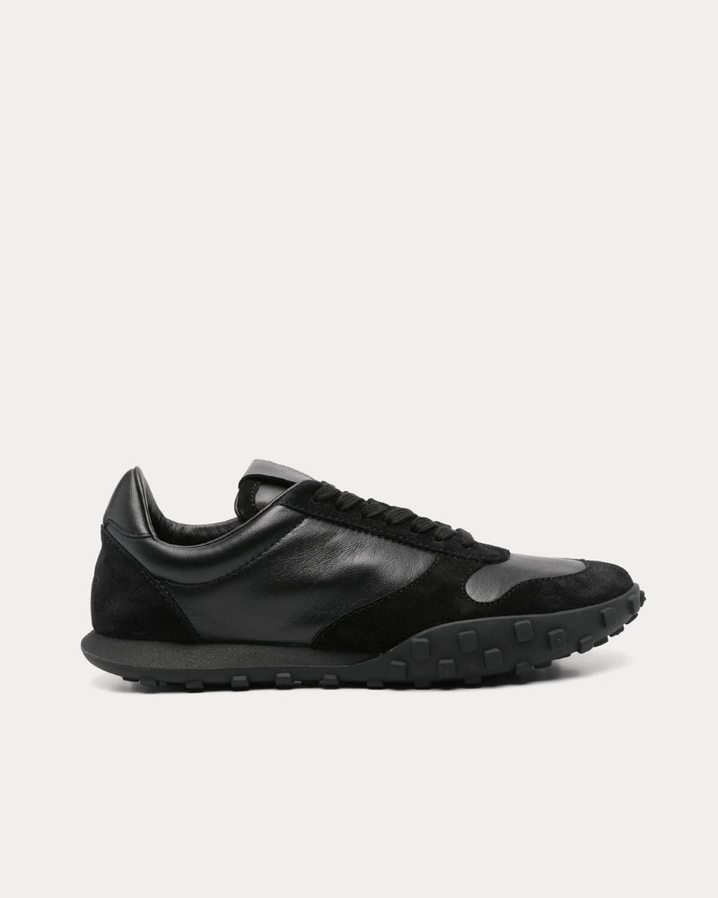 Jil Sander Moon Suede Black Low Top Sneakers - 1