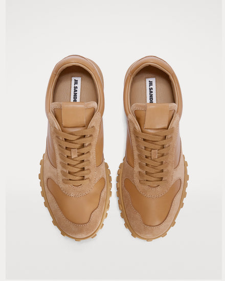Jil Sander Moon Suede Cereal Low Top Sneakers - 2