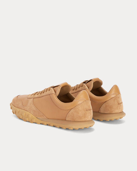 Jil Sander Moon Suede Cereal Low Top Sneakers - 4