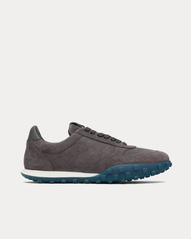 Jil Sander Moon Suede Magnet / Blue Low Top Sneakers