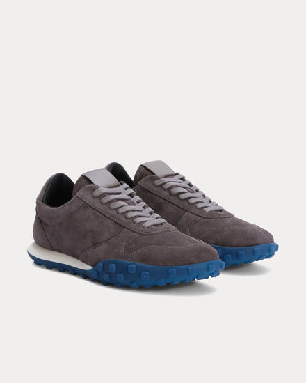 Jil Sander Moon Suede Magnet / Blue Low Top Sneakers - 3