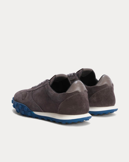 Jil Sander Moon Suede Magnet / Blue Low Top Sneakers - 4