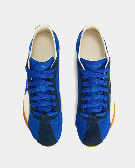 Puma x Jil Sander K-Street Electric Blue / Club Navy / Warm White Low Top Sneakers - 2