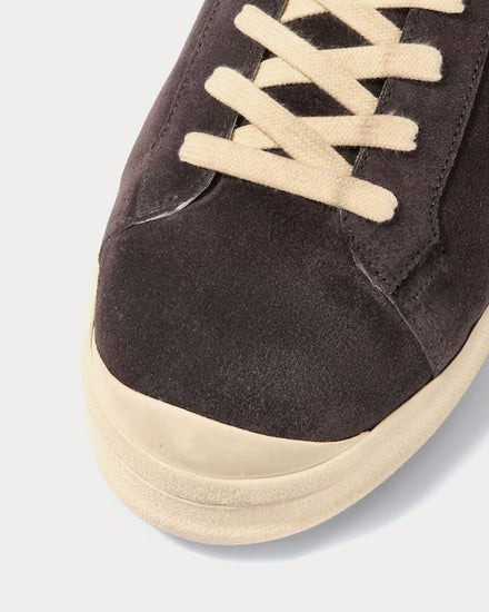 Jil Sander Suede Burgundy Low Top Sneakers - 5