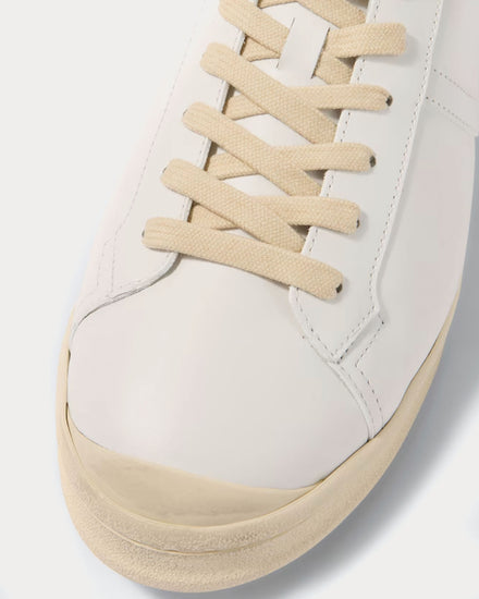 Jil Sander Leather White Low Top Sneakers - 4