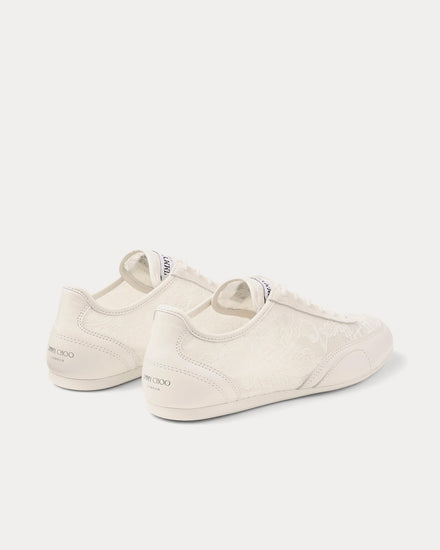 Jimmy Choo Sunny Leather Latte Low Top Sneakers - 4