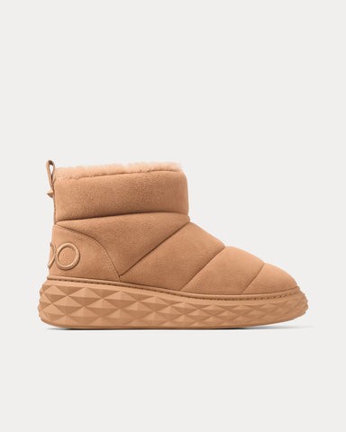 Jimmy Choo Xan Suede with Shearling Toffee / Toffee Boots