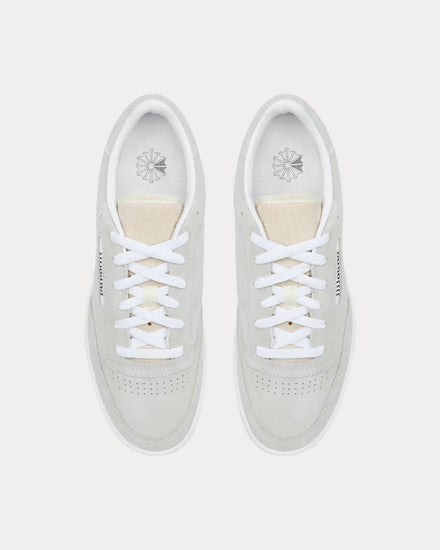 Reebok x Jjjjound Club C 85 Suede Chalk Low Top Sneakers - 2