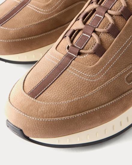 John Lobb Laced Stream Brown Low Top Sneakers - 3
