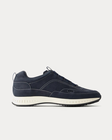 John Lobb Laced Stream Midnight Low Top Sneakers - 1