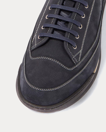 John Lobb Leather Midnight Low Top Sneakers - 6