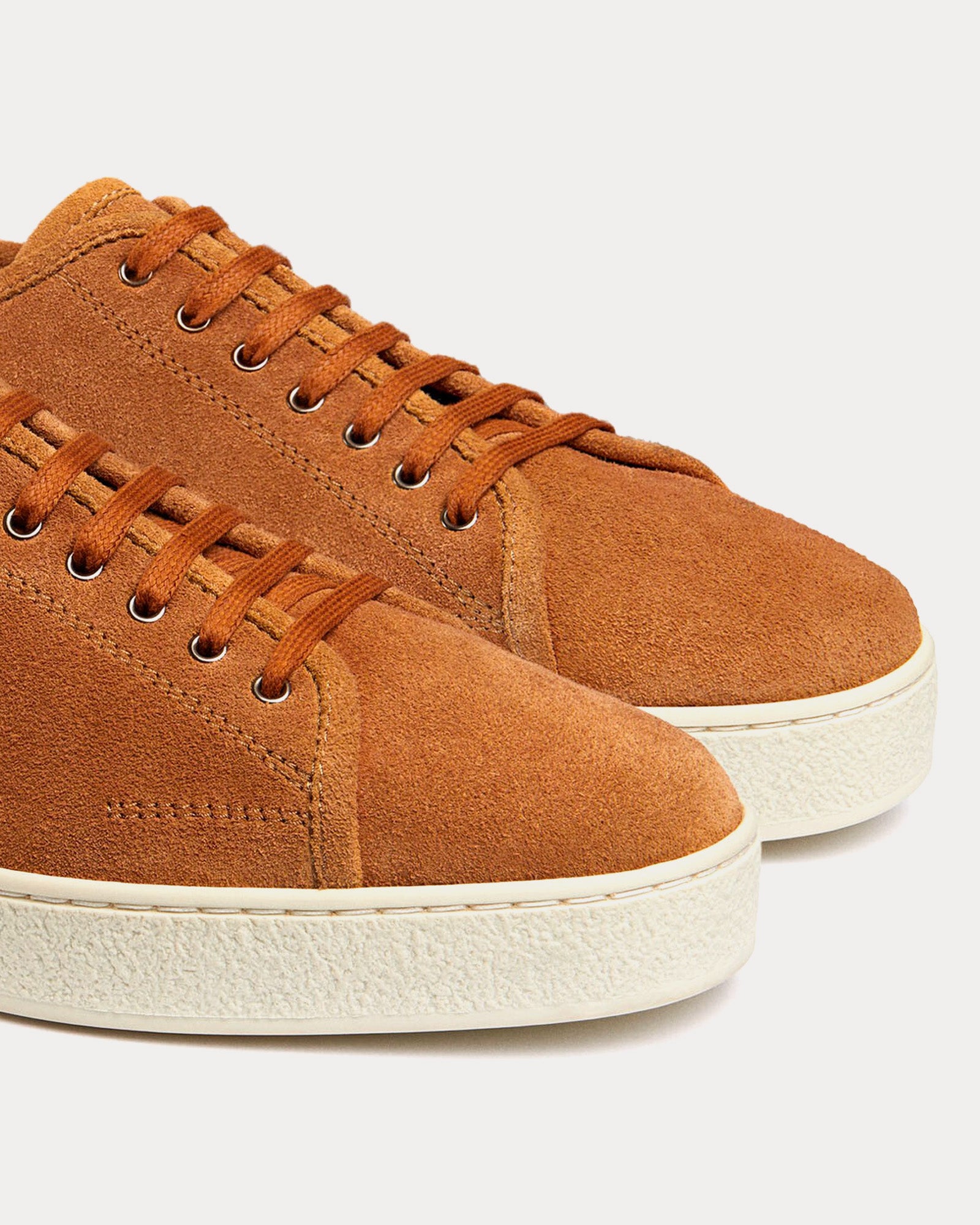 John Lobb - Stockwell Suede Cider Low Top Sneakers