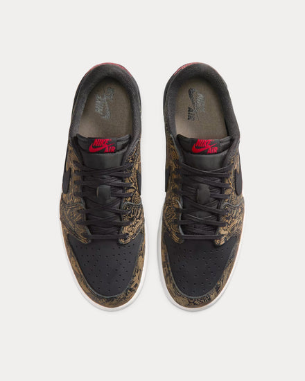 Jordan Air Jordan 1 Low 'Laser' Black / Varsity Red Low Top Sneakers - 2