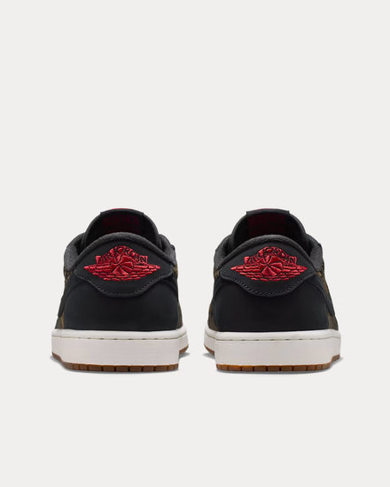 Jordan Air Jordan 1 Low 'Laser' Black / Varsity Red Low Top Sneakers - 4