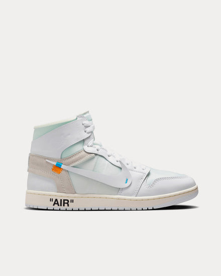 Jordan x Virgil Abloh Archives Air Jordan 1 Retro High OG Alaska White High Top Sneakers - 1