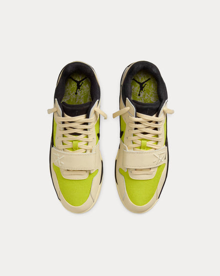 Jordan x Travis Scott CJ1 T-Rexx Bright Cactus Low Top Sneakers - 2
