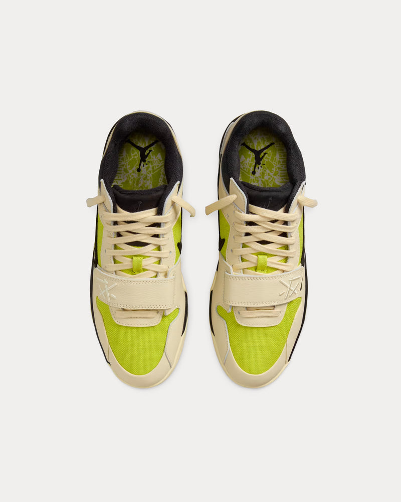 Jordan x Travis Scott CJ1 T-Rexx Bright Cactus Low Top Sneakers - 2