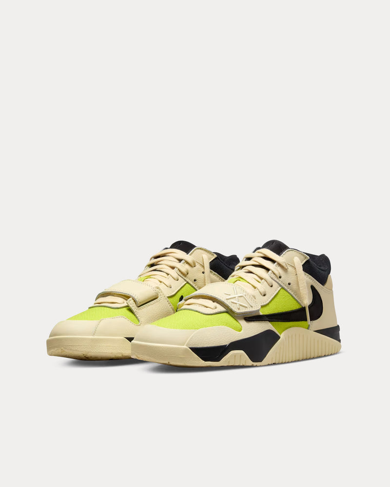 Jordan x Travis Scott CJ1 T-Rexx Bright Cactus Low Top Sneakers - 3